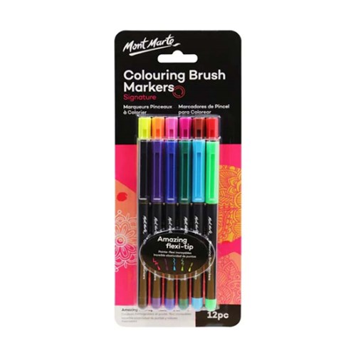 MONT MARTE MARKER SET Colouring Brush Markers